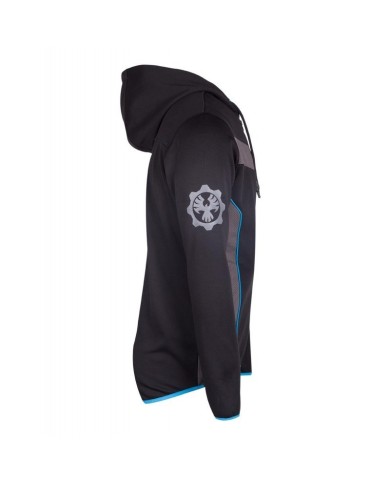 Gears Of War Sudadera capucha Blue Omen Tech TALLA CAMISETA M