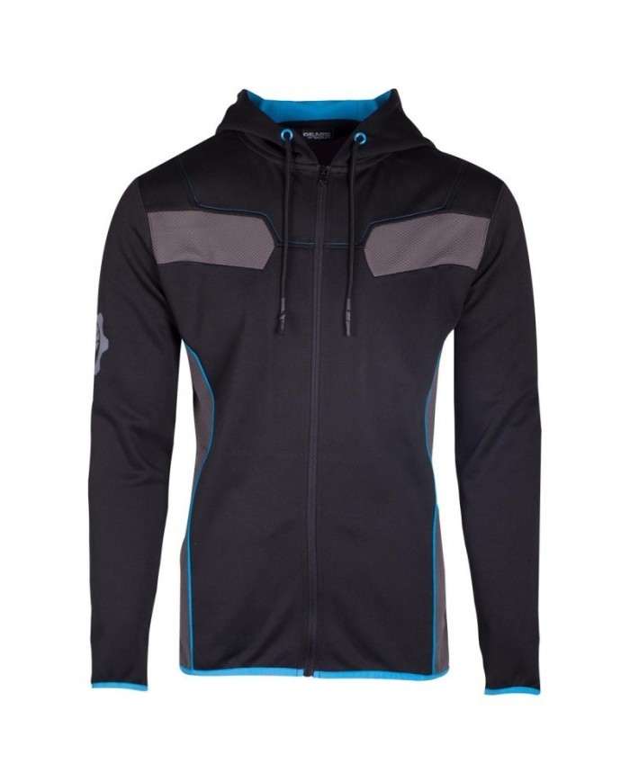 Gears Of War Sudadera capucha Blue Omen Tech TALLA CAMISETA L
