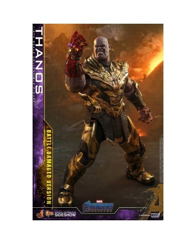 Thanos (Battle Damaged Version) Sixth Scale Figure by Hot Toys Avengers: Endgame - Movie Masterpiece Series