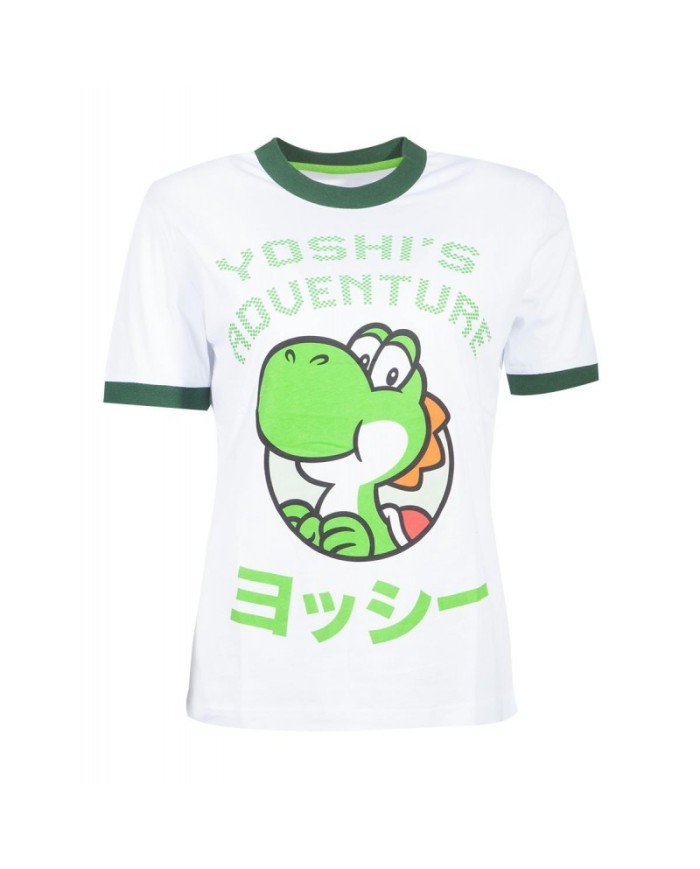 Camiseta Chica Yoshi's Adventure Nintendo TALLA CAMISETA M