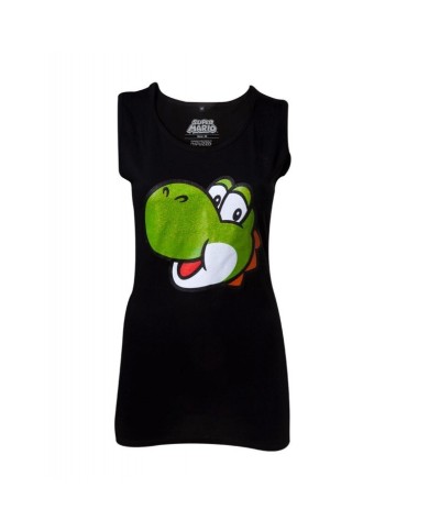Camiseta de tirantes Yoshi Glitter Super Mario - Mujer TALLA CAMISETA XS