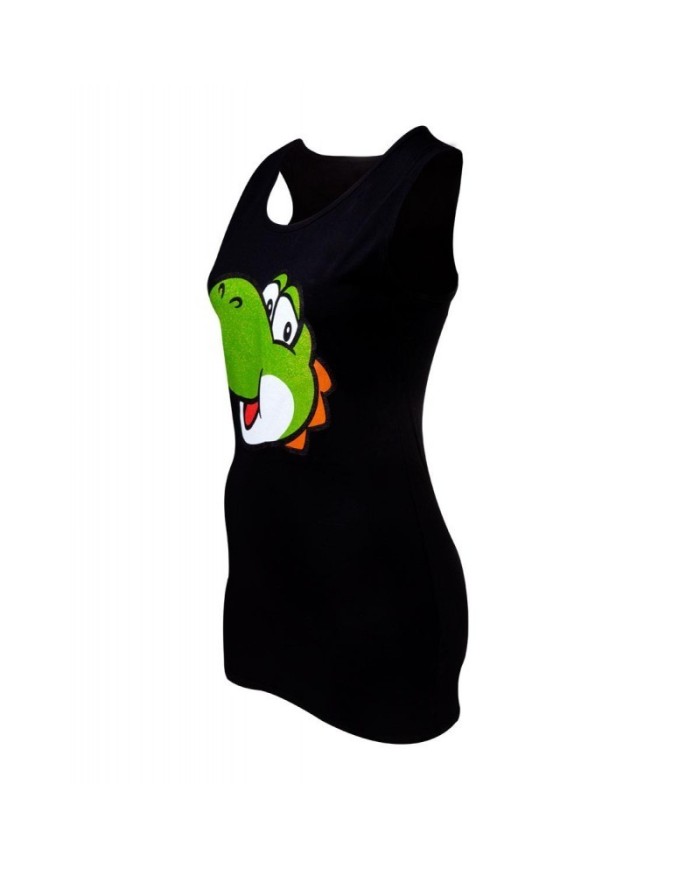Camiseta de tirantes Yoshi Glitter Super Mario - Mujer TALLA CAMISETA M