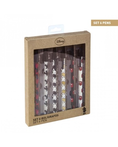 SET BOLÍGRAFOS PACK x6 MICKEY