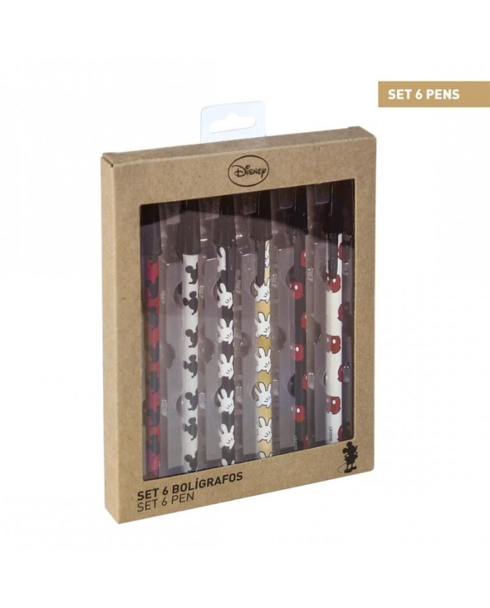 SET BOLÍGRAFOS PACK x6 MICKEY