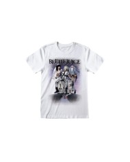 Camiseta Beetlejuice - Poster White - Unisex - Talla Adulto TALLA CAMISETA M