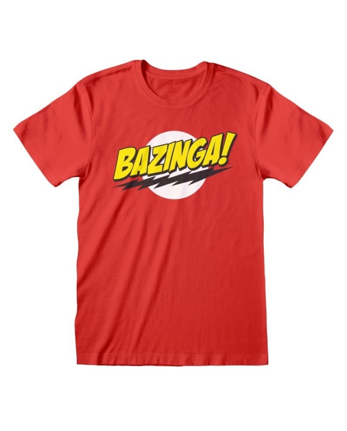Camiseta Big Bang Theory - Bazinga - Unisex - Talla Adulto TALLA CAMISETA L