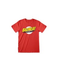 Camiseta Big Bang Theory - Bazinga - Unisex - Talla Adulto TALLA CAMISETA L