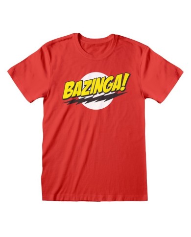 Camiseta Big Bang Theory - Bazinga - Unisex - Talla Adulto TALLA CAMISETA XL