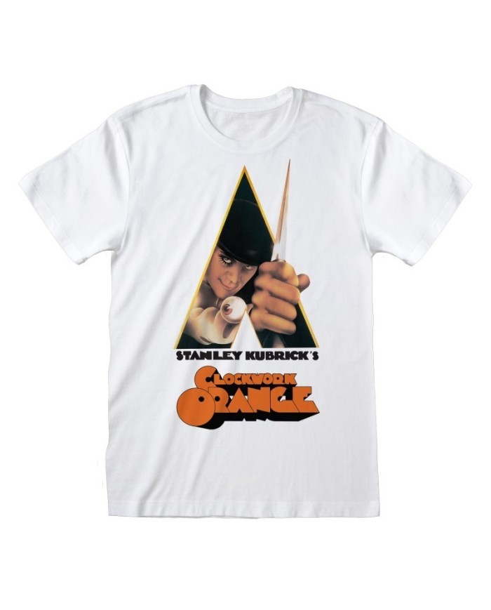 Camiseta Clockwork Orange, A - Poster White - Unisex - Talla Adulto TALLA CAMISETA M
