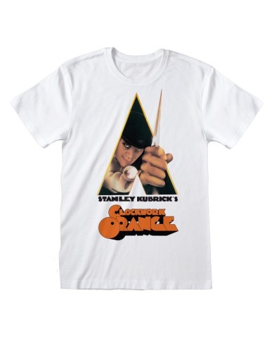 Camiseta Clockwork Orange, A - Poster White - Unisex - Talla Adulto TALLA CAMISETA L