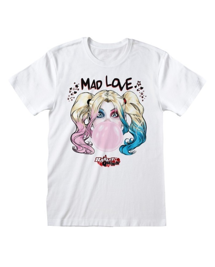 Camiseta DC Batman - Harley Quinn Mad Love - Unisex - Talla Adulto TALLA CAMISETA XL
