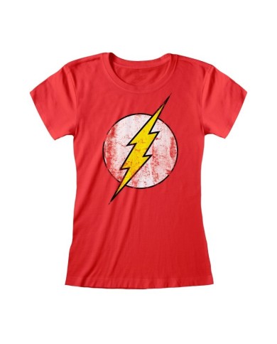 Camiseta DC Flash - Logo - Mujer - Talla Adulto TALLA CAMISETA S