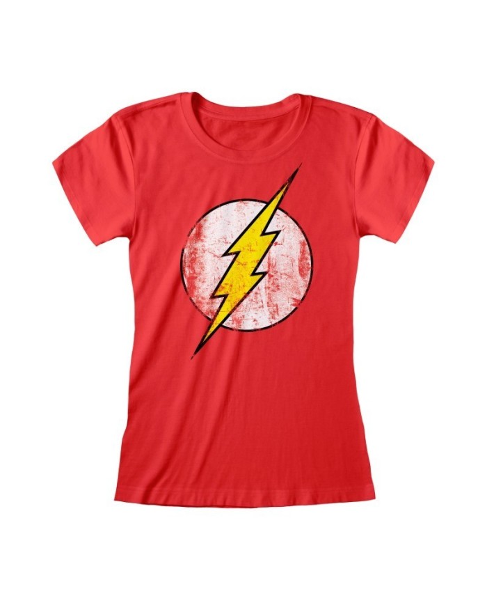 Camiseta DC Flash - Logo - Mujer - Talla Adulto TALLA CAMISETA S