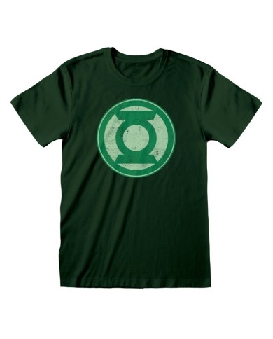 Camiseta DC Green Lantern - Distressed Logo - Unisex - Talla Adulto TALLA CAMISETA XL