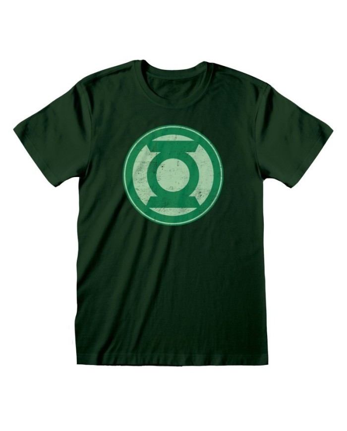 Camiseta DC Green Lantern - Distressed Logo - Unisex - Talla Adulto TALLA CAMISETA XL