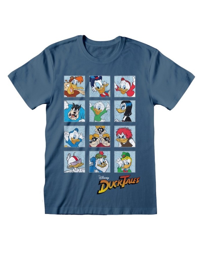Camiseta Disney Ducktales - Squares - Unisex - Talla Adulto TALLA CAMISETA S