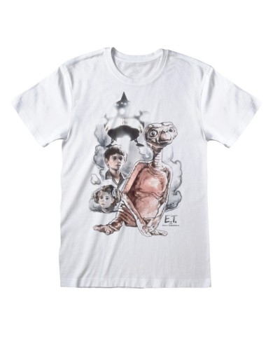 Camiseta ET - Vintage Characters - Unisex - Talla Adulto TALLA CAMISETA XL