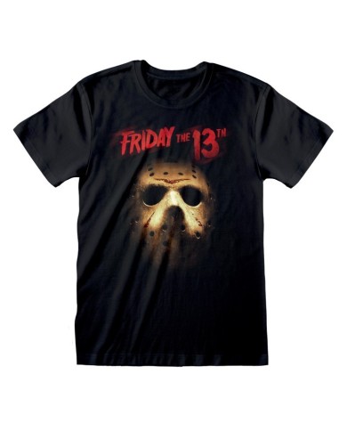 Camiseta Friday the 13th - Mask  - Unisex - Talla Adulto TALLA CAMISETA S
