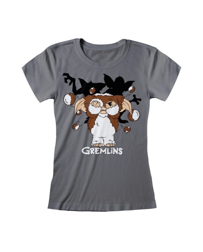 Camiseta Gremlins - Fur Balls - Mujer- Talla Adulto TALLA CAMISETA XL