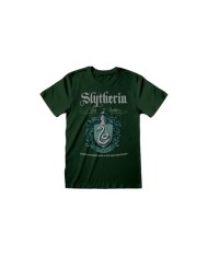 Camiseta Harry Potter - Slytherin Green Crest - Unisex - Talla Adulto TALLA CAMISETA L