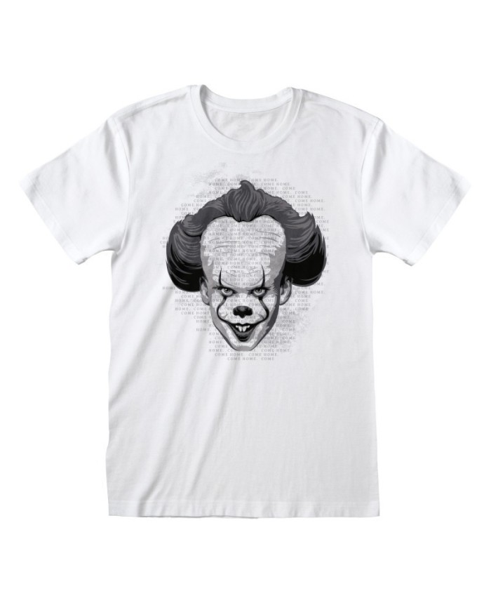 Camiseta IT Chapter 2 - BW Face - Unisex - Talla Adulto TALLA CAMISETA S