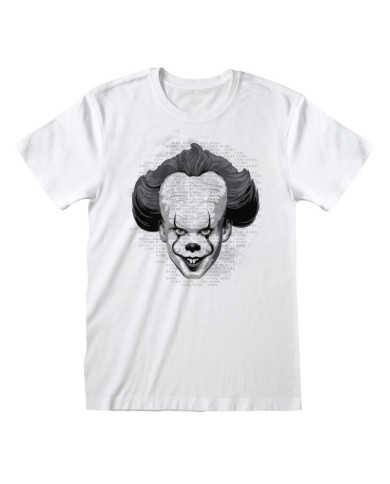 Camiseta IT Chapter 2 - BW Face - Unisex - Talla Adulto TALLA CAMISETA L