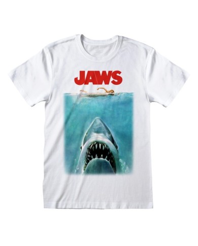 Camiseta Jaws - Poster - Unisex - Talla Adulto TALLA CAMISETA L