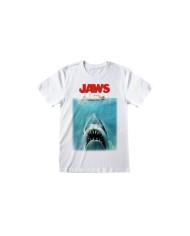 Camiseta Jaws - Poster - Unisex - Talla Adulto TALLA CAMISETA XL