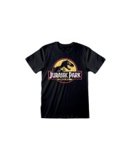 Camiseta Jurassic Park - Original Logo Distressed - Unisex - Talla Adulto TALLA CAMISETA M