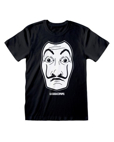 Camiseta La Casa De Papel - Black Mask - Unisex - Talla Adulto TALLA CAMISETA L