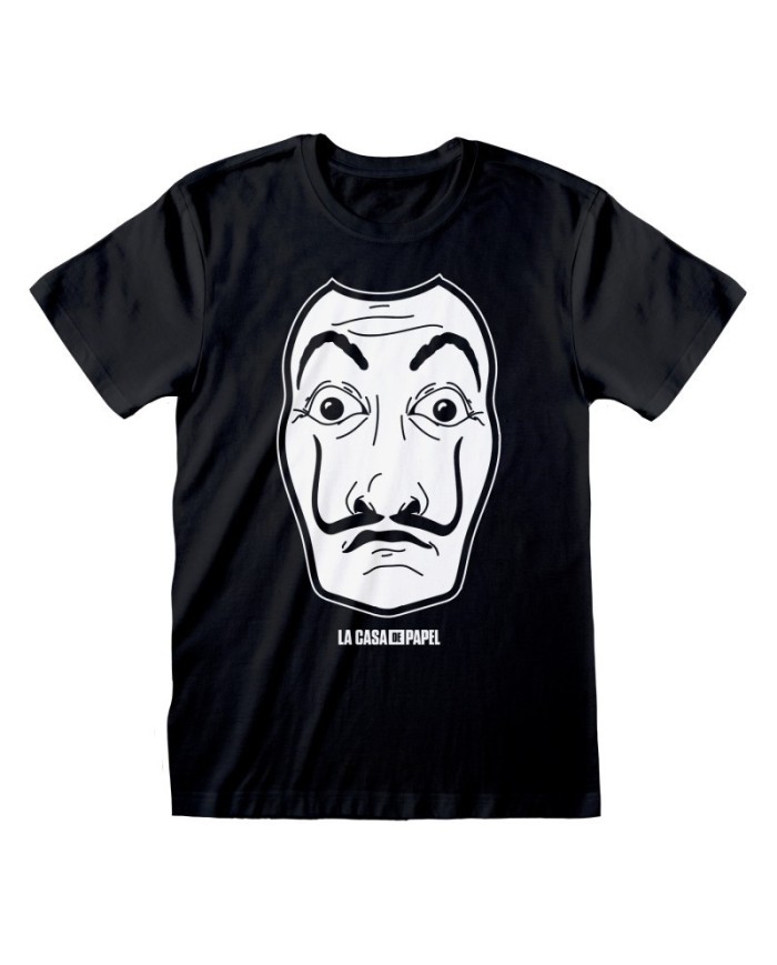 Camiseta La Casa De Papel - Black Mask - Unisex - Talla Adulto TALLA CAMISETA L