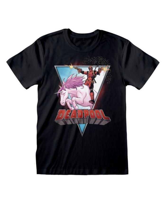 Camiseta Marvel Deadpool - Unicorn - Unisex - Talla Adulto TALLA CAMISETA S