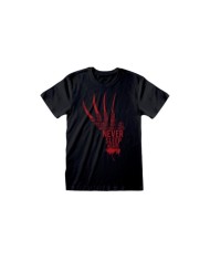 Camiseta Nightmare On Elm St, A - Glove Text - Talla Adulto TALLA CAMISETA S