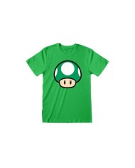Camiseta Nintendo Super Mario - 1-UP Mushroom - Unisex - Talla Adulto TALLA CAMISETA XL