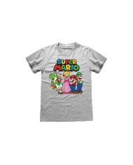 Camiseta Nintendo Super Mario - Vintage Group - Unisex - Talla Adulto TALLA CAMISETA XL