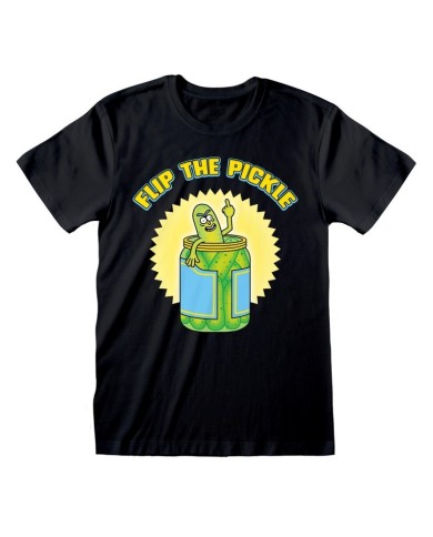 Camiseta Rick and Morty - Flip The Pickle - Unisex - Talla Adulto TALLA CAMISETA M