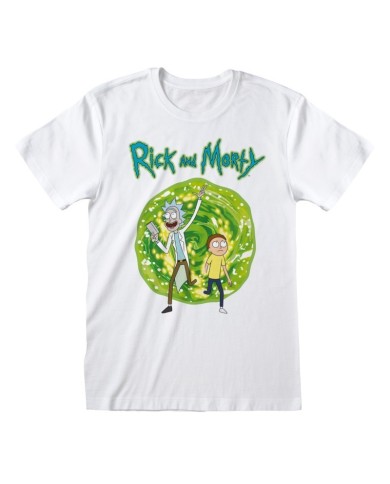 Camiseta Rick and Morty - Portal  - Unisex - Talla Adulto TALLA CAMISETA XL
