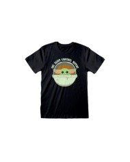 Camiseta Star Wars : Mandalorian, The - Eat Sleep Levitate - Unisex - Talla Adulto TALLA CAMISETA XL