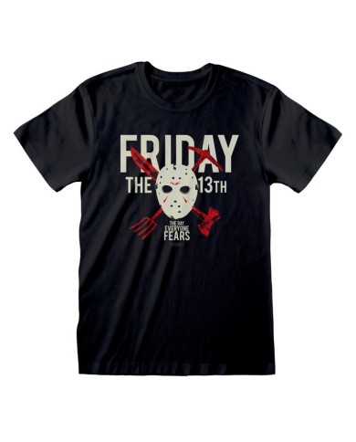 Camiseta Friday the 13th - The Day Everyone Dies  - Unisex - Talla Adulto TALLA CAMISETA S