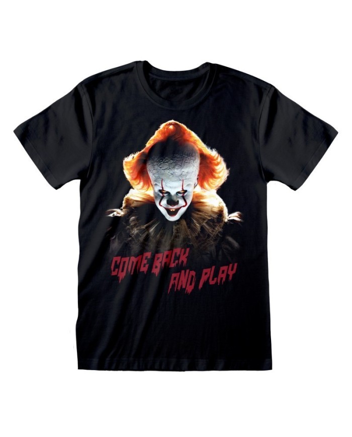 Camiseta IT Chapter 2 - Come Back And Play  - Unisex - Talla Adulto TALLA CAMISETA L