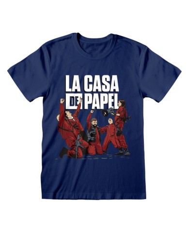 Camiseta La Casa De Papel - Celebrating - Unisex - Talla Adulto TALLA CAMISETA L