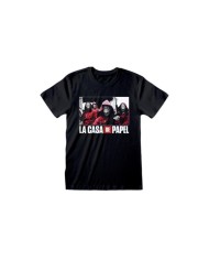 Camiseta La Casa De Papel - Photo And Logo  - Unisex - Talla Adulto TALLA CAMISETA M