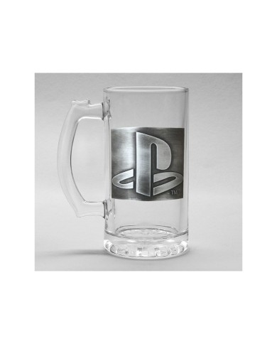 Jarra de cerveza Play Station Logo