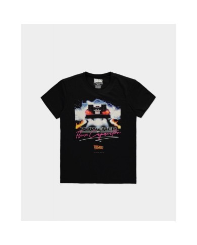 Camiseta Regreso al futuro Powered by Flux Capacitor TALLA CAMISETA XL