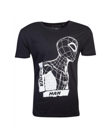 Spider-Man Camiseta Black Side View Spidey TALLA CAMISETA S