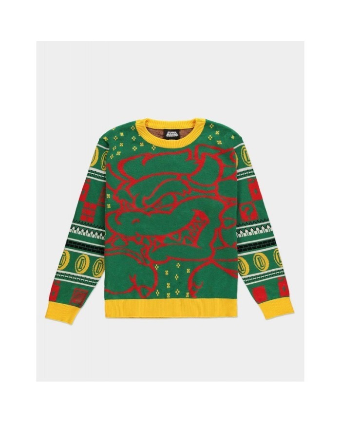 Suéter Christmas Bowser Nintendo TALLA CAMISETA L