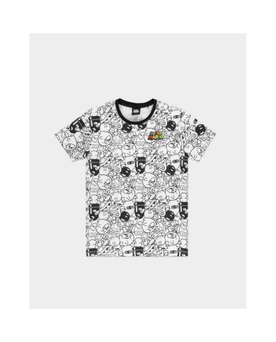 Camiseta Super Mario Villains AOP Nintendo TALLA CAMISETA S