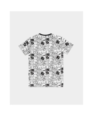 Camiseta Super Mario Villains AOP Nintendo TALLA CAMISETA S
