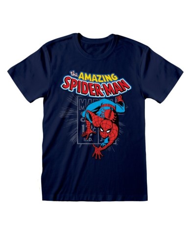Camiseta Marvel Comics Spider-man – Amazing Spider-man - Talla Adulto TALLA CAMISETA S