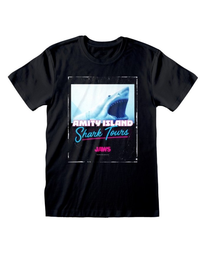 Camiseta Jaws – Shark Tours - Talla Adulto TALLA CAMISETA L